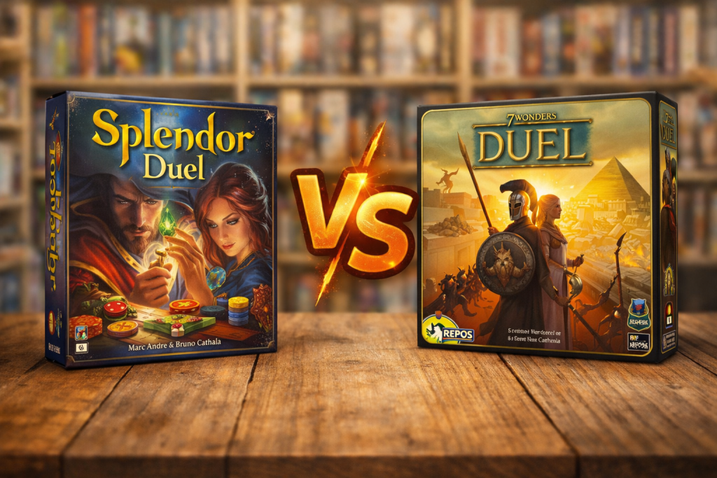 Splendor Duel vs 7 Wonders Duel – ¿Cuál merece más la pena?